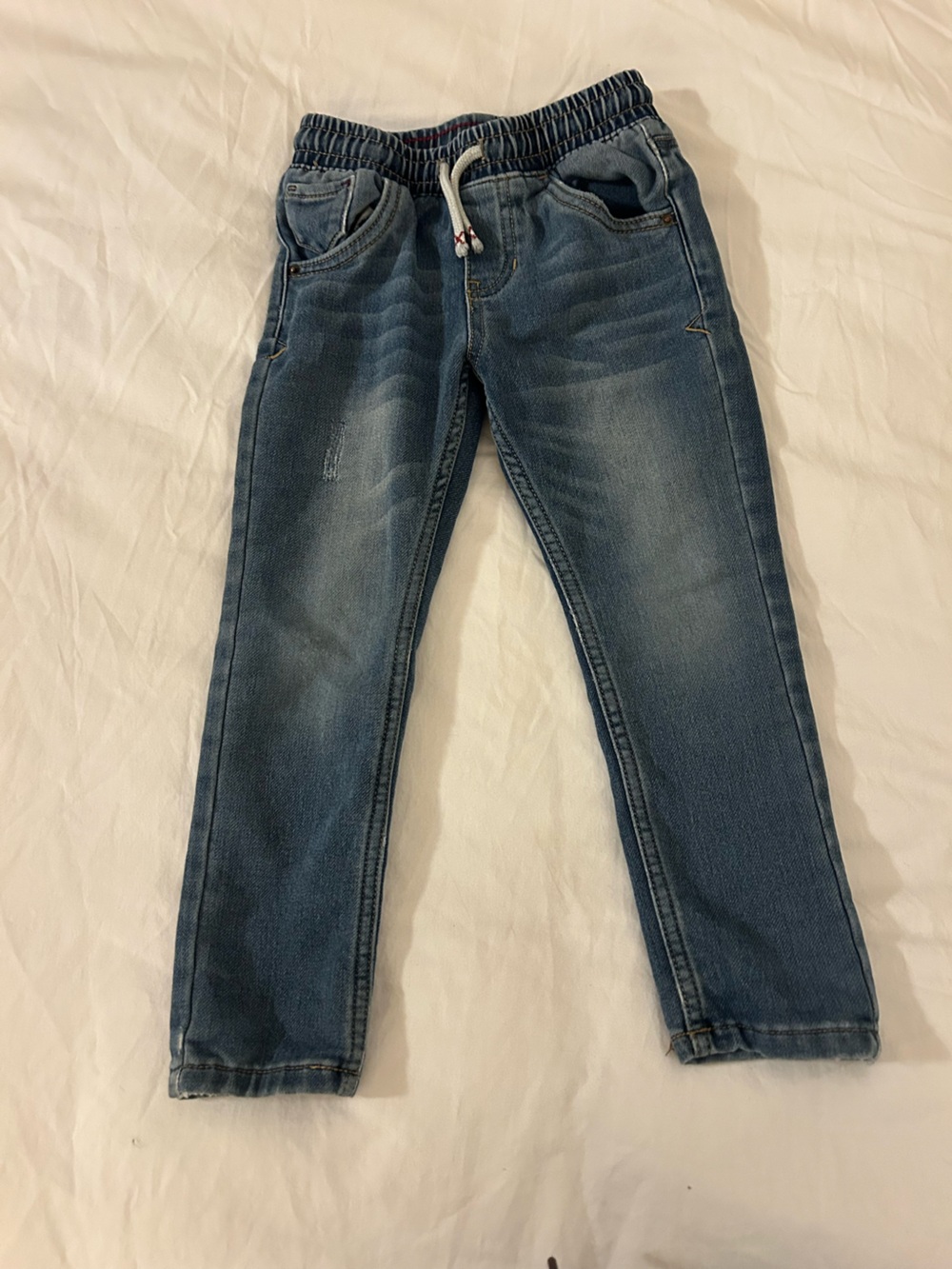 Cat & Jack Boys Stretch Denim Jogger Jeans - Faded Blue